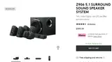 Logitech Z906 5.1 SURROUND SOUND SPEAKER SYSTEM, THX, Dolby Digital, and DTS certified surround sound - Thumbnail 8